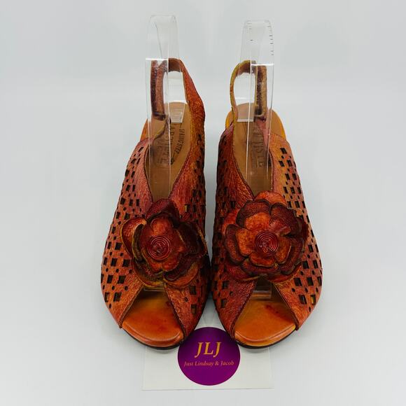 Spring Step L'Artiste Women's Lovella Leather Sandals Size 38 EU/ 7.5-8 US - Picture 3 of 12